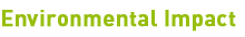 Environmental Impact